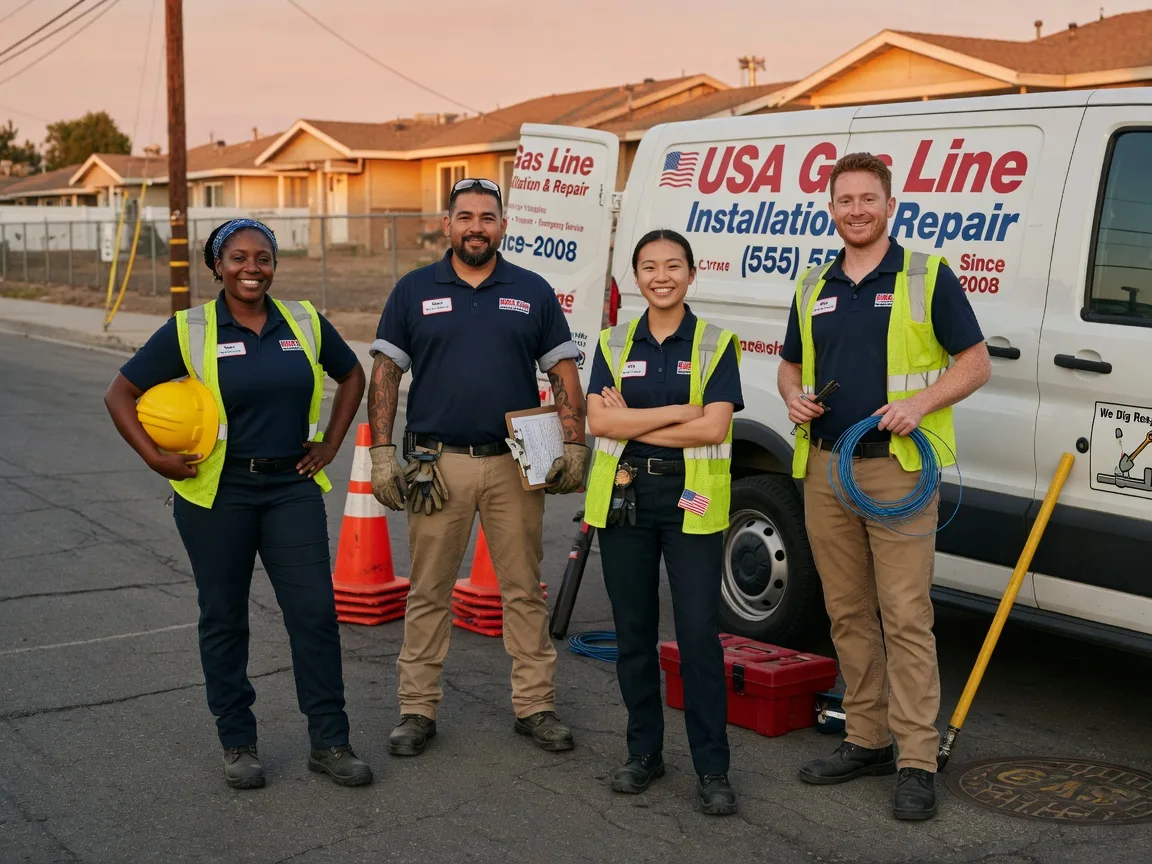 Gas Line Installation company in Shavertown, PA